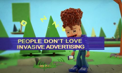 non-invasive advertising