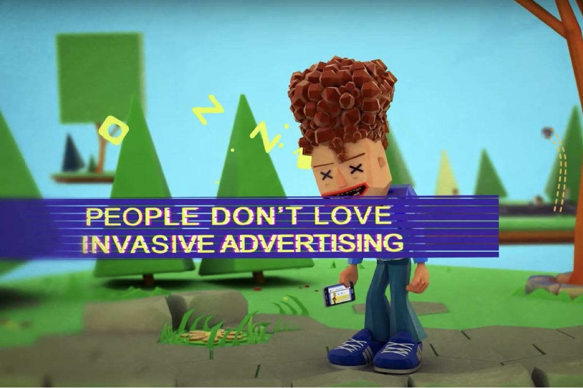 non-invasive advertising